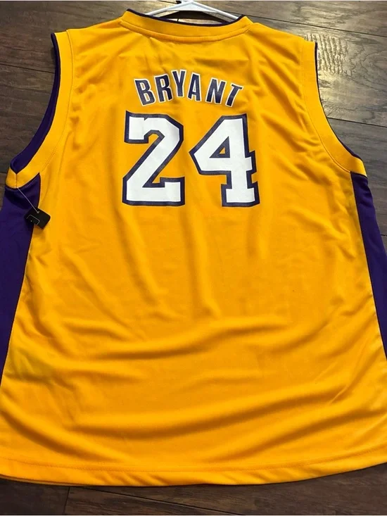 Adidas Kobe Bryant #24 Jersey Medium Los Angeles LA Lakers NBA NWT - Picture 8 of 9